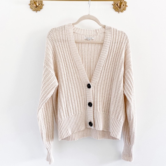 American Eagle Outfitters Sweaters - AE Slouchy Button Up V Neck Cardigan Sweater
